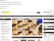 Tablet Screenshot of lumenx.nl